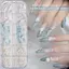 Trong kho 12 miếng, 60 miếng vật liệu nhựa hàng hải loạt phụ kiện nghệ thuật móng tay Cá Tuyết