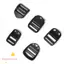 TOPTOOLCX 10 Cái Có Thể Điều Chỉnh Thanh Trượt Dây Màu Đen Cắm Trại Du Lịch Nhựa Túi Thể Thao Móc