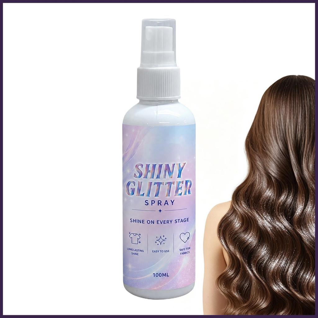Xịt Tóc Lấp Lánh Lâu Dài Phát Sáng Thiết Lập Dạng Bột Lỏng 100ml Thân Tóc Lấp Lánh Xịt Cho Trang Phục ewoekvn