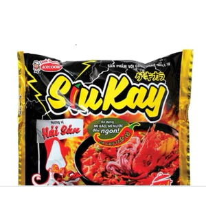 Thùng 24 Gói Mì Cay SiuKay Vị Bò Hải Sản Phô Mai 127g Đậm Vị -NPPGT