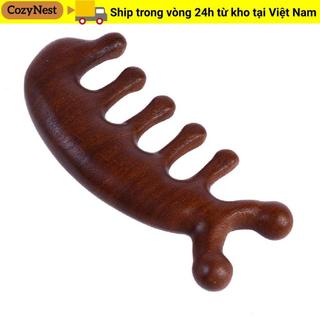 Máy mát xa da đầu COZYNEST, Lược Massage chống tĩnh điện răng rộng, Nhựa bền năm móng vuốt cạo da đầu