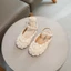 Giày Sandal Bé Gái Phong Cách Hàn Quốc: Kiểu Dáng Hoa Nổi 3D Tinh Xảo, Quai Hậu Ôm Chân, Đế Mềm Chống Trơn Siêu Êm