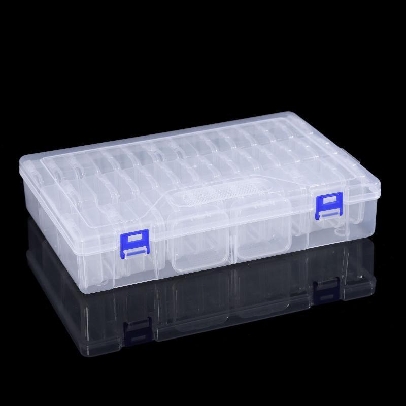 ZTHOME Thủ Công Lưu Trữ Hộp Trong Suốt 1 Bộ 12 / 14 / 15 / 30 Lưới Cho Hạt Dụng Cụ HOT