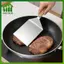 SWEET Thép không gỉ Bít Tết Thìa Không sti Pancake Thịt Nướng Lưỡi Tay Cầm Gỗ Chiên Cá Thìa Chống Rỉ Dụng Cụ Nhà Bếp n
