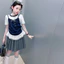 Bé Gái Ngọt Ngào Áo Thun Ngắn Tay Mùa Hè Phong Cách Mới Trẻ Em Ren Khâu Thời Trang Top