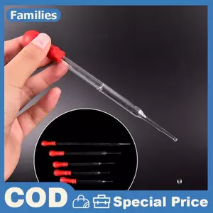 2 Chiếc Đầu Cao Su Thủy Tinh Nhỏ Giọt Phòng Thí Nghiệm Thủy Tinh Dụng Cụ Để Thử Nghiệm Thú Y