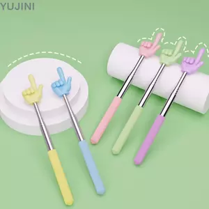 Con trỏ giảng dạy YUJUNI, Thanh kính thiên văn Thanh đọc ngón tay bằng thép không gỉ, Thiết kế ngón tay chuyên nghiệp Lớp học Con trỏ ngón tay Đồ dùng văn phòng trường học