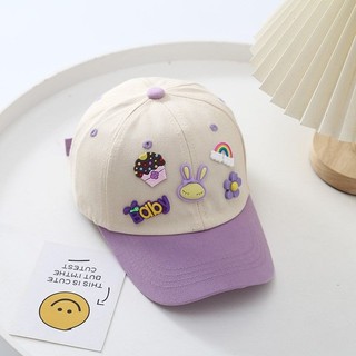 Mũ lưỡi trai trẻ em cotton dễ thương – nón baseball bé trai bé gái che nắng mùa hè
