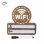 Tấm trưng bày thông tin Wifi bằng gỗ HFTOY 1 biển hiệu mật khẩu có thể xóa được bằng bút cho văn phòng Bàn làm việc trước nhà hàng ~