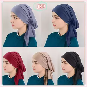 JRP Màu Trơn Turban Phong Cách Dân Tộc Co Giãn Ruy Băng Đầu Khăn Cho Nữ Bé Gái Thời Trang Mũ Bò Đầu Khăn Thời Trang Phụ Kiện Tóc JRP