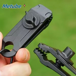 METUBE 1 / 5 / 10 Chiếc Kẹp Bạt Caravan Hàm Cầm Lều Phụ Kiện Trại Ngoài Trời Bộ Cắm Trại Cắm Trại Lều Giá Đỡ