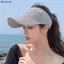 Bluelover Mùa Hè Chống Tia UV Mũ Chống Nắng Nữ Rỗng Mũ Du Lịch Bãi Biển Thể Thao Ngoài Trời Tấm Che Mũ Dệt Kim Mũ Bóng Chày Mới