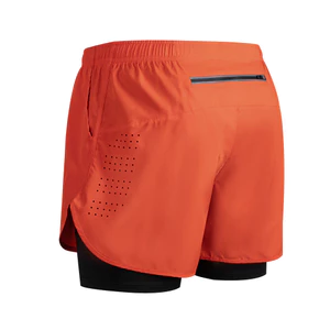 Men's Athletic Shorts Double-Layer Lining Basketball Training Fitness Loose Breathable Running Quick-Drying Shorts gRyG