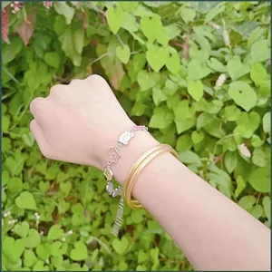 YT4 Đi Lạc Trẻ Em SKZOO Sói Chan Chris Hoạt Hình Dễ Thương Đính Hạt Vòng Tay Hợp Kim Trang Sức K-pop Thần Tượng Hàng Hóa