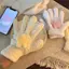 LUImo 1 Cặp Găng Tay Ngôi Sao Thời Trang Dễ Thương Cho Nữ Bé Gái Thu Đông Full Ngón Tay Ấm Áp Chống Lạnh Găng Tay Đi Xe Đạp Đa Năng Găng Tay Quà Tặng SBS