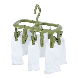 Móc dù chùm chữ nhật nhựa VIỆT NHẬT - Nhỏ 12 kẹp, lớn 20 kẹp - Phơi vớ, đồ lót, quần áo bé - 2803/4