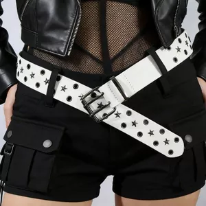 Màu Punk y2k Thắt Lưng Nữ Retro Punk Phụ Kiện Váy Trang Trí Quần Jean Nữ Phong Cách Nóng Cô Gái Liễu Thắt Lưng Móng Tay