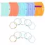 SAMO 10 Hộp Đựng Thẻ, Mini Với 10 Vòng Đựng Thẻ, Hộp Đựng Thẻ Du Lịch ABS Ngoài Trời Di Động Cho Thẻ Yoto