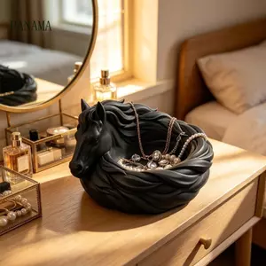 NAMA Thanh Lịch Ngựa Hình Rồng Chìa Khóa Trang Sức Khay Cho Chìa Khóa Đồng Xu Và Nhỏ Thiết Yếu