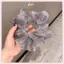 JRP Lưới Phản Quang Quá Khổ Scrunchies Cao Su Lớn Dây Buộc Tóc Trơn Co Giãn Tóc Cô Gái Đuôi Ngựa Giá Đỡ Nữ Phụ Kiện Tóc JRP