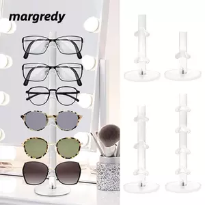 MARGREDY Kính râm Giá trưng bày, Kính mắt Acrylic nhiều lớp Giá đỡ, Giá đỡ kính râm Cửa sổ trong suốt
