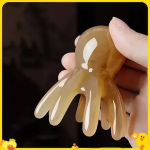 2 Chiếc Nhựa Bạch Tuộc Đầu Máy Mát Xa Kinh Tuyến Cạo Da Đầu Massage Châm Cứu Spa Cơ Thể Nhà Trị Liệu Sức Khỏe Dụng Cụ