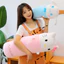 PS1 Sanrio Hello Kitty Kuromi My Melody Plushie Dòng Hình Trụ Sang Trọng Búp Bê Mèo Dài Thân Gối SP1