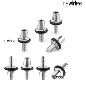 NEWIDEA 8 CÁI C Phanh Caliper Điều Chỉnh Vít, M6 Ren Hợp Kim Nhôm C Vít Phanh, Bền Nhẹ Bạc Dễ Dàng Lắp Đặt Bu Lông Điều Chỉnh Phanh Sử Dụng Xưởng