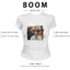 BOOM Áo Baby Tee Nữ Cotton Ôm Body-Áo Thun Ngắn Tay Y2K In Hình PhongCách Mùa Hè, Cổ Tròn Hàng Đầucách hàn quốc phong456