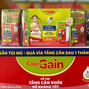 Sữa bột pha sẵn Colosgain cải tiến tăng cân nhanh - miễn dịch khỏe 110ml của nhà Vitadairy
