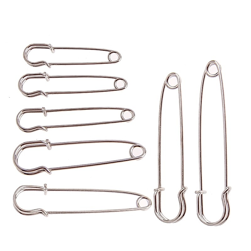 10 Kim băng bằng thép không gỉ màu bạc kích thước lớn an toàn diy