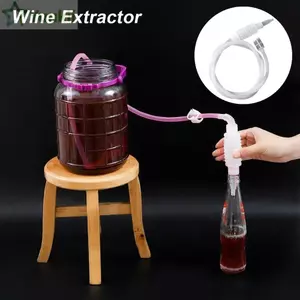 YUUKII 1 Cái Ống Siphon Pha, Máy Hút Rượu Nhựa Làm Rượu, Dụng Cụ Thanh DIY Gia Đình 2M Bền Đẹp Dụng Cụ Máy Lọc Rượu Ống Lọc Cung Cấp Nhà Bếp