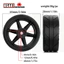 4 65mm 12mm Lục Giác 1 / 10 RC Đua Bánh Xe Lốp Nhựa Bánh Xe Vành Hubfor RC Trên Đường Xe Tamiya TT01 TT02 XV01 XV02 TA06 PTG-2 HSP HPI Kyosho