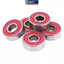 MAKY 5 Chiếc Đỏ ABEC-7 608RS Ván Trượt Con Lăn Kín Vòng Bi 8x22x7mm VN