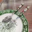 Thép không gỉ 304 Dĩa Bộ Cao Cấp Ánh Sáng Pháp Sang Trọng Thực Phẩm Phương Tây Bộ Đồ Ăn Sinh Viên Bộ Đồ Ăn Nĩa Thìa Di Động 6.24
