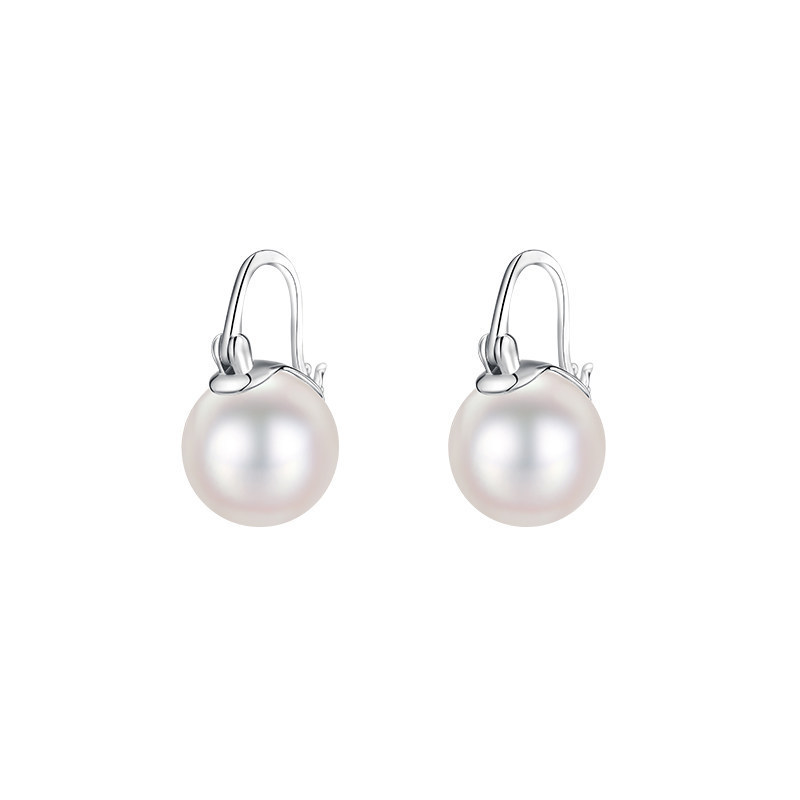 Bông tai ngọc trai sang trọng nhẹ bạc s925