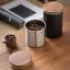 YOLOGO Matcha Jar, Hộp Trà Nắp Gỗ Dung Tích Lớn, Lon Trà Inox 380ml 560ml Cho Kẹo Đường