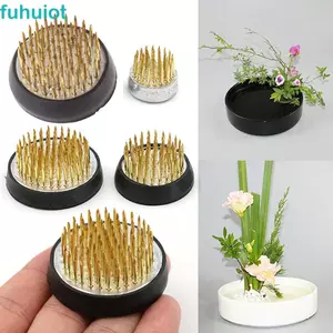 FUHUIOT Hoa Ếch Floristry Spiky Kim Kenzan Chèn Đế Pin