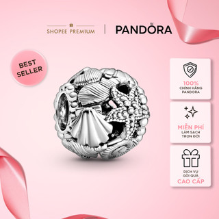 Charm Pandora Moments Bạc Họa Tiết Vỏ Sò Và Sao Biển 798950C00