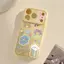 Ốp lưng gấu thỏ bánh donut họa hoa phù hợp với iPhone17promax 16/15/14/13/12