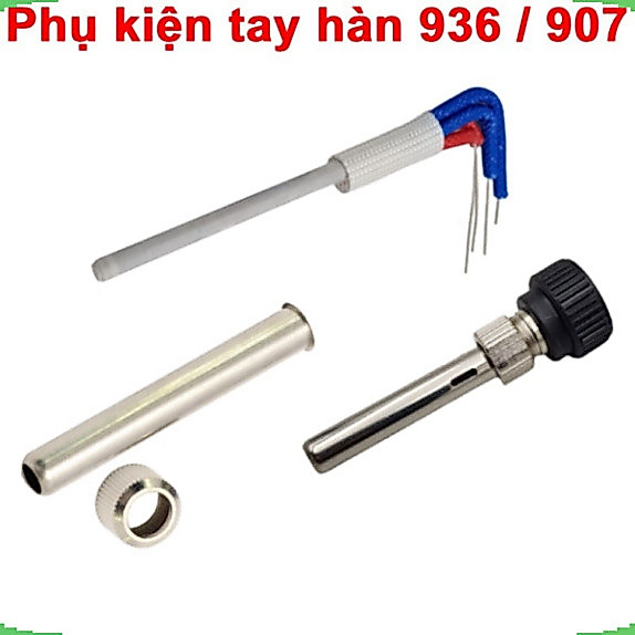 Phụ kiện mỏ hàn, đầu chụp mũi hàn, vỏ tay hàn 936, 907