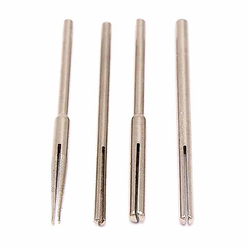 2.35mm / 3mm Chân Giấy Nhám Kẹp Chia Mandrels Dài Mài Mòn Giá Đỡ Kẹp Thanh Cho Dụng Cụ Quay