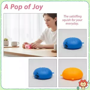 Sáng Tạo Thổi Bong Bóng Hấp Bun Bóp Đồ Chơi Mềm Giảm Căng Thẳng Đồ Chơi Cảm Giác Cho Trẻ Em Lớp Học Phần Thưởng Quà Tặng