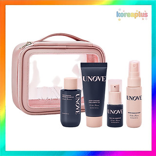 [UNOVE] Bộ du lịch Unove (Dầu gội 52ml + Điều trị 40ml + Tinh chất dầu 10ml + Sương mù 30ml)