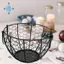 Sắt Trứng Giỏ Chứa Đồ Ăn Nhẹ Giỏ Trái Cây Bộ Sưu Tập Gốm Hen Đồ Trang Trí Trang Trí Phụ Kiện Nhà Bếp B