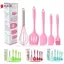Bộ 5 dụng cụ nấu ăn bằng silicon Dụng cụ nhà bếp linh hoạt không gỉ có thìa làm bánh Bàn chải dầu và xẻng nấu ăn Dụng cụ nhà bếp VN
