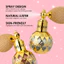 Fine Glitter Brightening High Glitter Powder Airbag Spray Độ bóng cao Trang điểm cơ thể Làm sáng lấp lánh Thiết lập trang điểm sáng