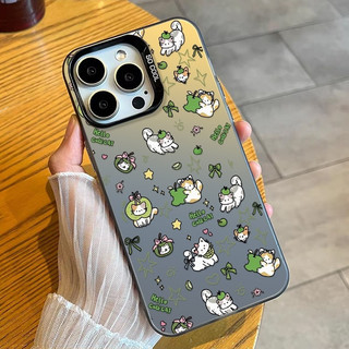 Ốp Điện Thoại Mèo Con Dễ Thương Tương Thích Cao Cấp iPhone 8Plus 15ProMax Hợp Thời Trang 14Plus 13ProMax Cá Tính 16Pro 12ProMax Sáng Tạo 11 XR 17ProMax Ốp Bảo Vệ Chống Sốc Chống Sốc