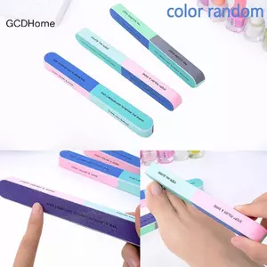 GCDHome Nhiều Màu Sắc Chuyên Nghiệp Buff Cho Móng Tay Đánh Bóng Sáu Mặt Móng Tay Tập Tin Chà Nhám Làm Móng Tay Móng Tay Làm Đẹp Dụng Cụ Làm Móng Tay HOT