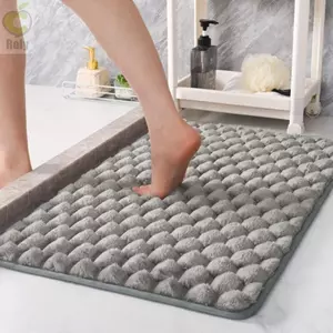 Thảm tắm ROLY, Thảm trải sàn phòng tắm bền dày, Đệm cửa mềm chống trượt thực tế Phòng tắm